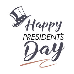 Happy Presidents Day Vector Design Patriotic USA Holiday Illustration