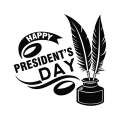 Happy Presidents Day Vector Design Patriotic USA Holiday Illustration