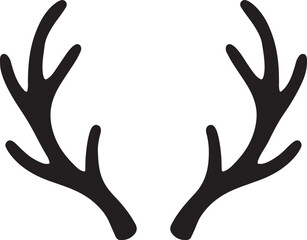 Festive reindeer illustration for holiday designs