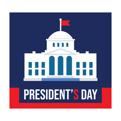 Patriotic Presidents Day Vector Design Illustration