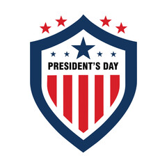 Patriotic Presidents Day Vector Design Illustration