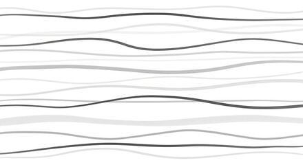 Abstract wave lines in shades of gray create a minimalist and modern background