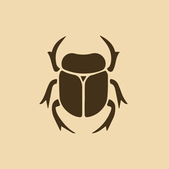 insect bug icon flat vector