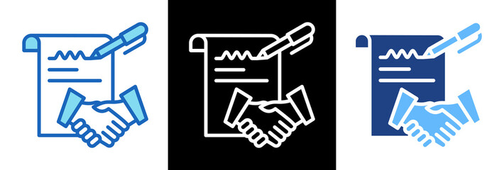 Work Contract triplestyle icon