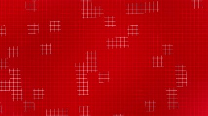 Neon red background with glowing tech grid lines forming abstract geometric patterns ideal for digital themes festive events and modern design projects