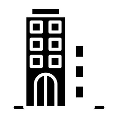 Corporate Office Vector Glyph Icon Design