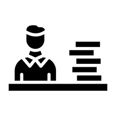 Overload Vector Glyph Icon Design