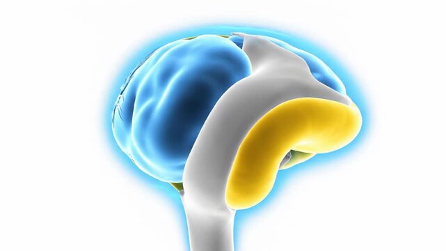 Medical Illustration of Prostate Gland Zones: Peripheral and Central Regions