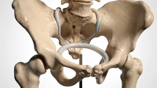 Anatomical Model of the Human Pelvis: Lesser Sciatic Foramen and Obturator Internus