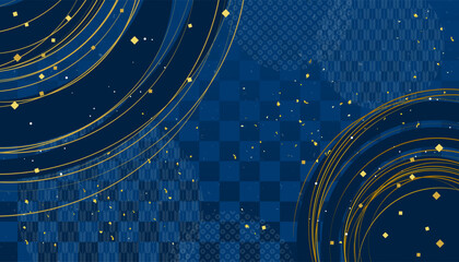 金箔の舞う背景素材