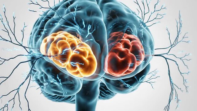 3D visualization of Substantia Nigra pars compacta and pars reticulata in the brain