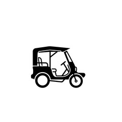 Tuk-Tuk Vehicle Illustration