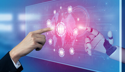AI expands business networking using smart platforms and virtual assistants to foster digital...