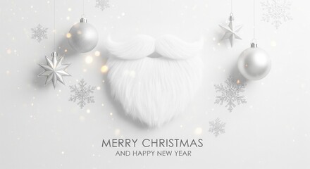 christmas and new year greeting card