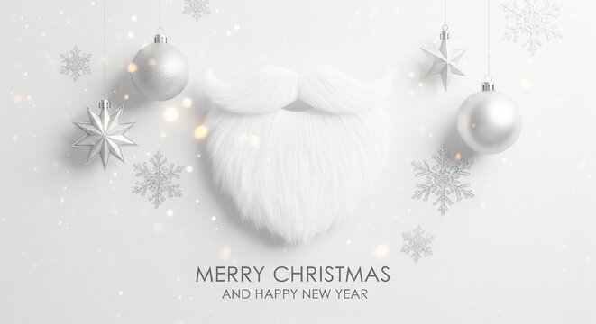 christmas and new year greeting card