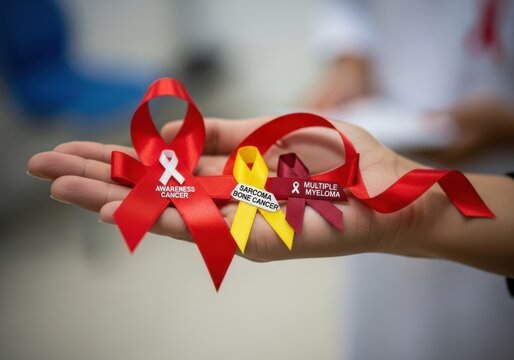 Three diverse medical professional scientists in lab coat holding jars of colorful pill capsule supplement for health research and disease awareness