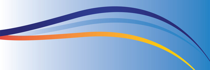 blue and yellow wave abstract background. great for business banner, flyer, brochure, poster and corporate presentation