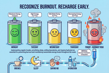 Burnout infogrpohics
