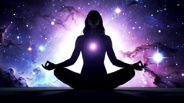 Cosmic Meditation - Finding Inner Peace in the Universes Embrace.