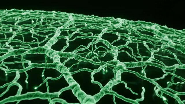 Vascular Network: An intricate and captivating depiction of a vascular network, showcasing the complex and interconnected system.
