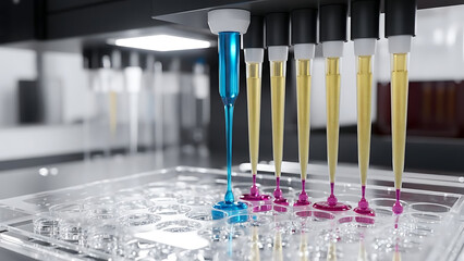 Precision Liquid Dispensing Automated System for Scientific Research and Chemical Solutions