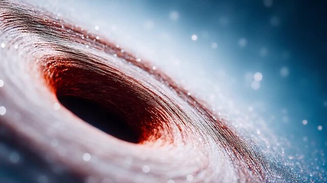 Celestial Vortex: An artistic rendering of a black hole in space, a mesmerizing view into the unknown and a testament to the universe's complexity.