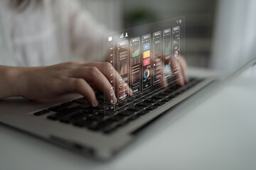 A weekly business performance report and analytics dashboard. A concept for tracking trends, KPIs, financial data, and insights over time. Motif