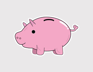 Piggy Bank: Represents savings, investment, future planning, or children's finance in a cute, accessible style