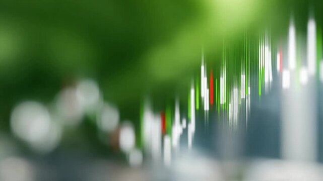 Green Finance Growth: A conceptual representation of financial growth flourishing amidst a verdant, natural environment. Capturing the blend of financial progress and environmental sustainability.