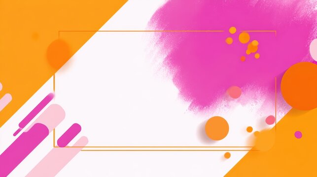 discount banner with dynamic shapes, bright tones, promotional vibe, clean layout