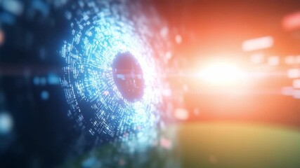 Cosmic Gateway: A mesmerizing display of celestial artistry unveils a vibrant, energy-filled portal, where vibrant colors dance to capture the essence of the universe.