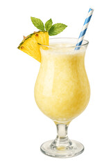 Refreshing Pina Colada Cocktail A Watercolor