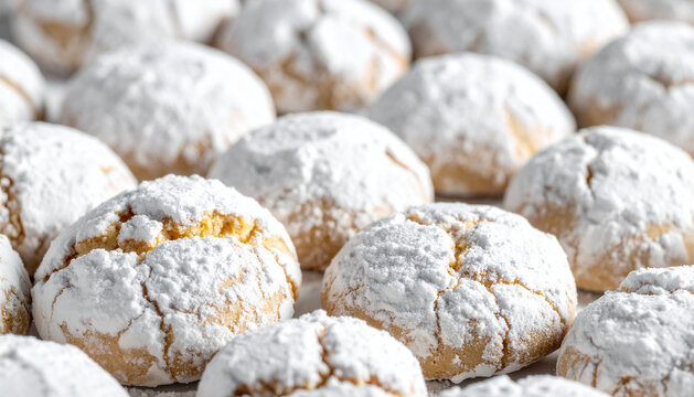 Powdered Sugar Crinkle Cookies Texture