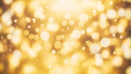 Fototapeta premium Golden Bokeh Lights Background