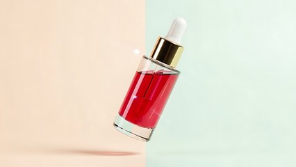 Elevate your beauty routine with this professional and modern serum bottle for skincare and wellness brands