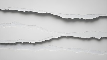 Fototapeta premium Torn White Paper Texture