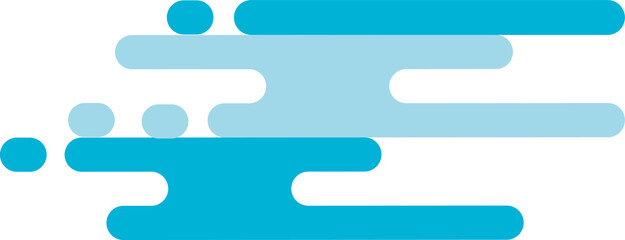 Obraz premium Abstract, colorful, dynamic, modern blue pattern
