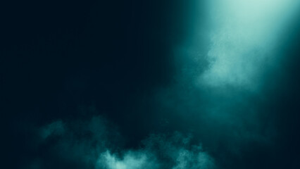 Abstract smoke misty fog on isolated black background. Texture overlays. Design element.