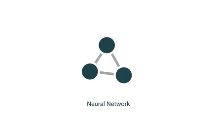 Visual Representation of a Neural Network Conceptual Illustration with Interconnected Nodes