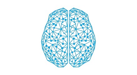 Abstract illustration of a digital brain, representing artificial intelligence and innovation