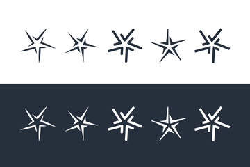 Five Point icon. Five Point logo symbol