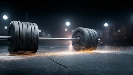 High-quality barbell photo ideal for fitness, gym, and weightlifting content and marketing