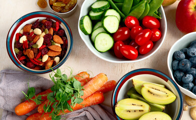 Healthy snack concept. Healthy lifestyle.