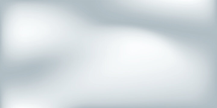 Silver gradient background. Foil paper, glitter effect. Chrome metal gray pattern.