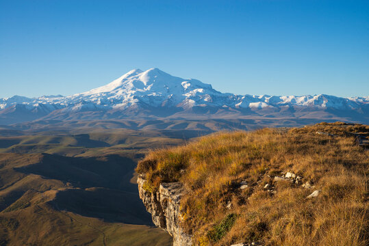 Caucasus Mountains. Mountain Journey to the northern Elbrus region. A beautiful mountain plateau, Bermamyt, not far from the city of Essentuki.
 - Powered by Adobe