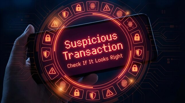 ‘Suspicious Transaction' concept, emphasizing financial threat awareness