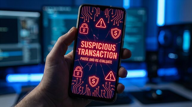 ‘Suspicious Transaction' concept, emphasizing financial threat awareness