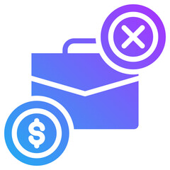 Severance employee icon for employment, business, website, application, printing, document, poster design, etc