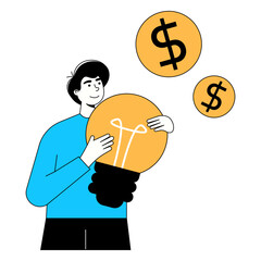 Digital Business Concept Illustration