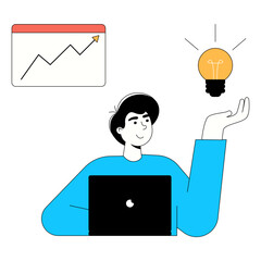 Digital Business Concept Illustration